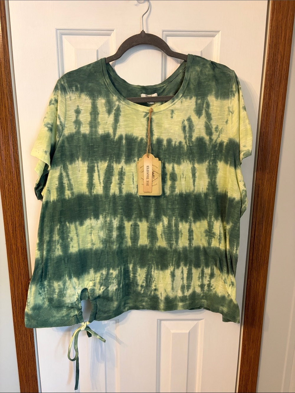 True Craft Green & Lime Tie-Dye Short Sleeve Tee
